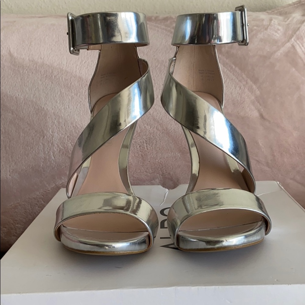 Silver heels